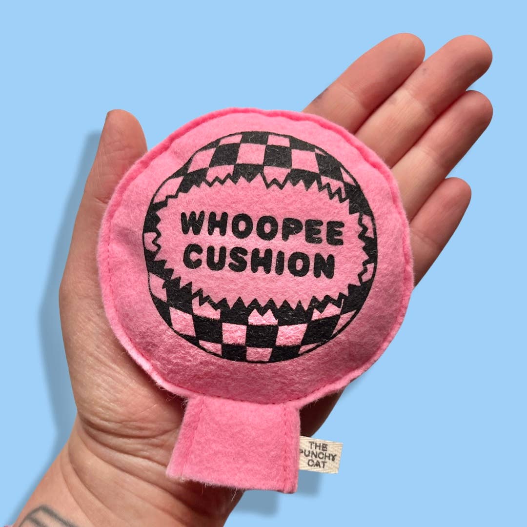 The Punchy Cat - Catnip Whoopee Cushion